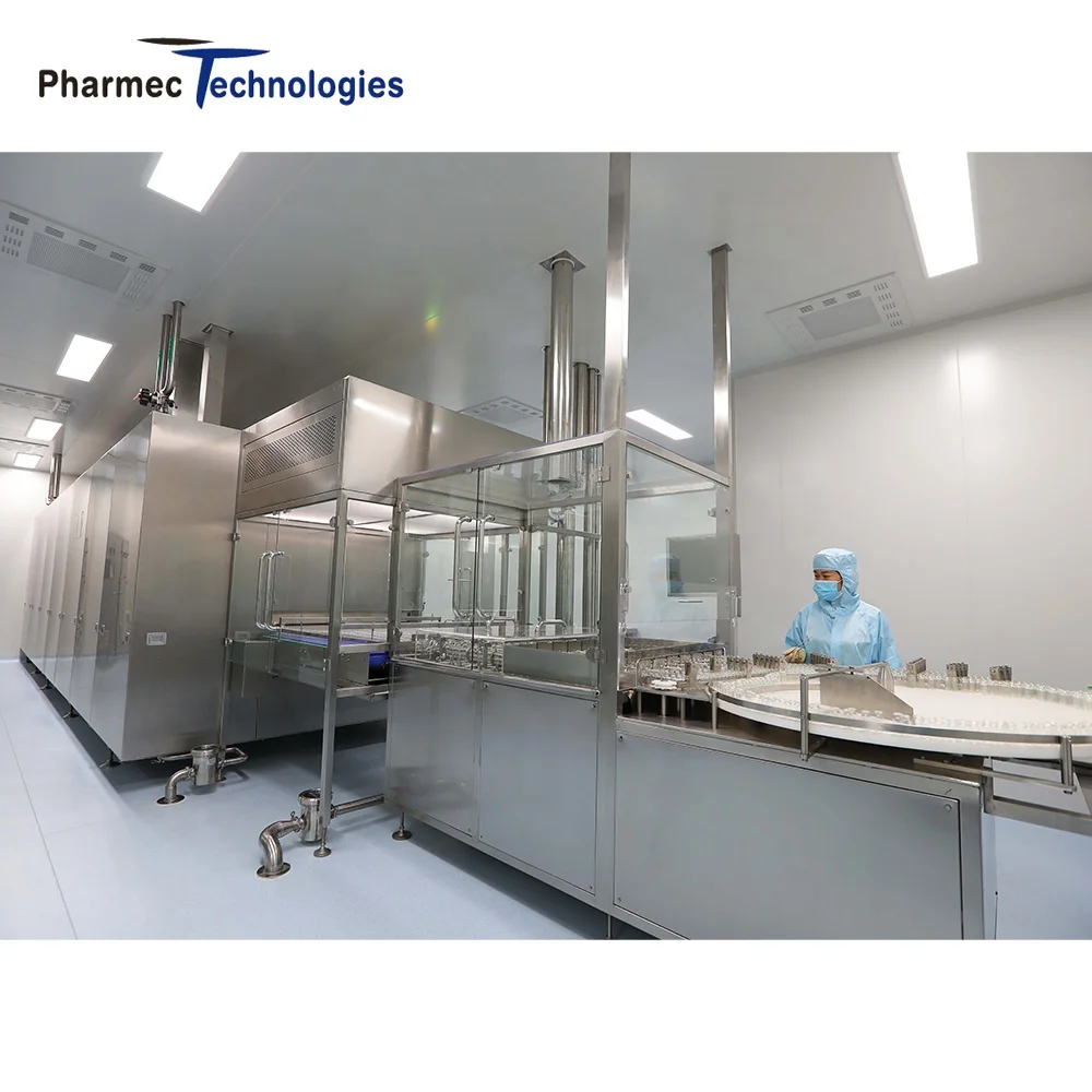 Vial Injection Washing Sterilization Filling and Sealing Production Line