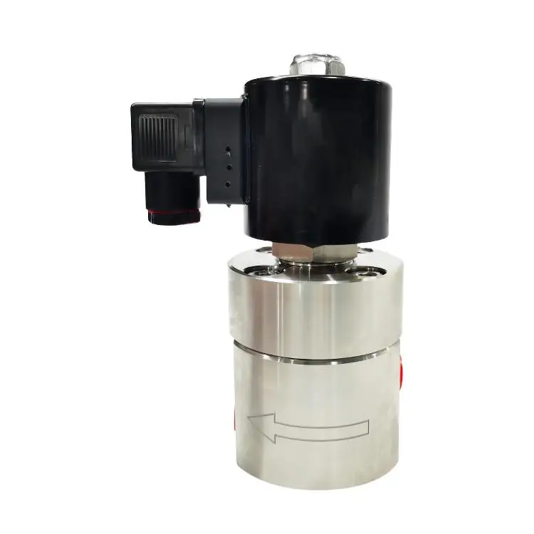High Pressure Solenoid Valve Stainless Steel Normally Closed Type High Temperature And Explosion Resistant