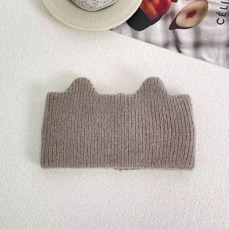 GEERDENG 2024 New Bestseller Fashion Crochet Turban Knitted Wool Hairband Outdoor Sporty Warm Wool Headband Head Wrap For Lady