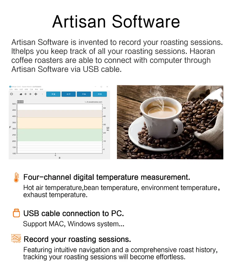 Air coffee 1kg Roasting 5kg coffee roaster 50 Kg Industrial Grinder Commercial 3kg Coffee Roaster Machine factory price