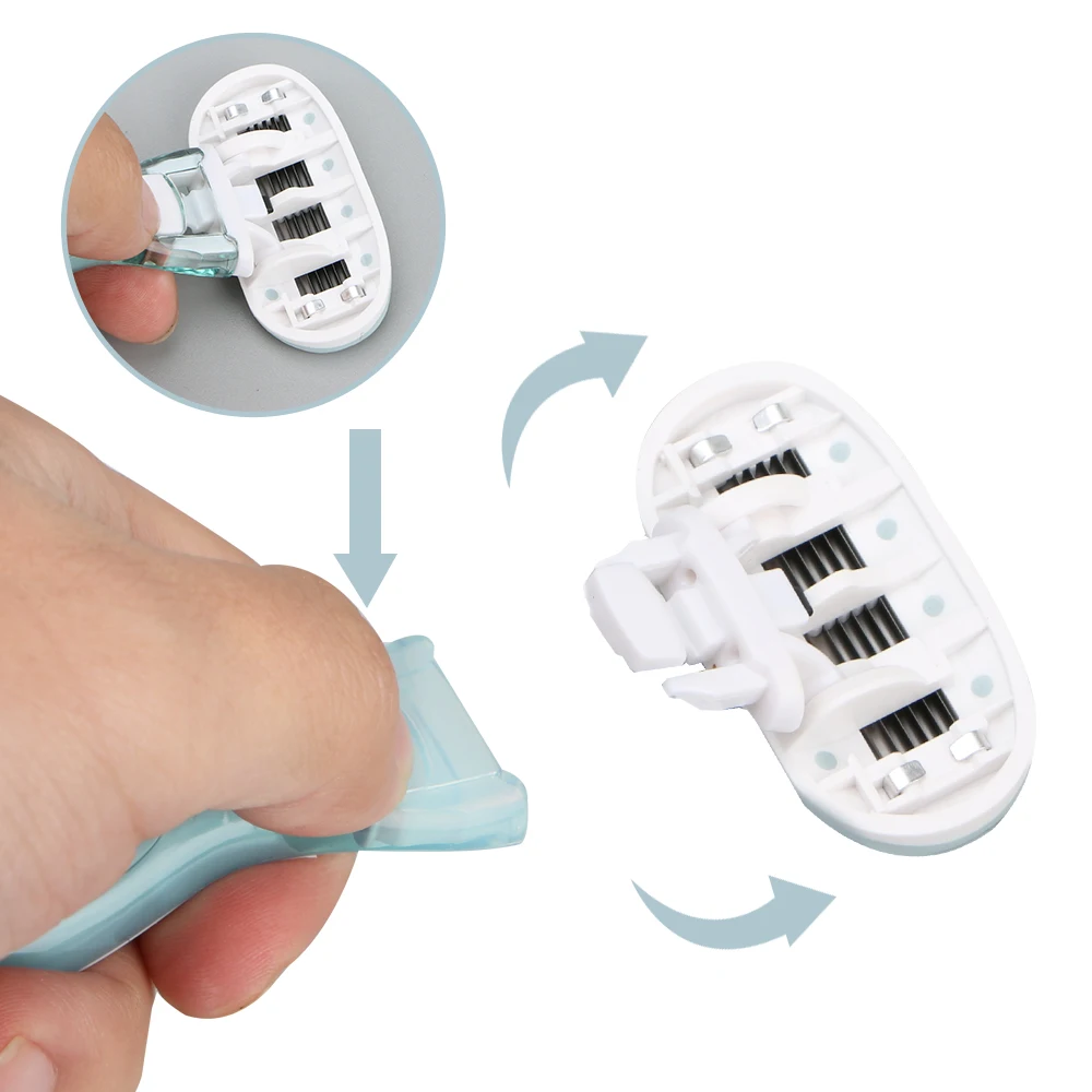 D955S New arrival 5 blade lady system razor with fashionable Mini handle shaving razor