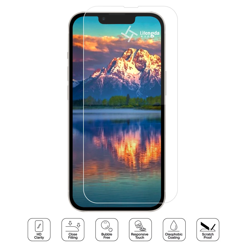 LFD824 AR мобильный телефон увеличенный коэффициент пропускания для iPhone 14 крайне прозрачное антиотражающее закаленное стекло Защита
