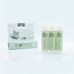 Best Seller Cocos Coconut Lip Balm Vegan Thai Skin care With Thai Organic Virgin Coconut Oil