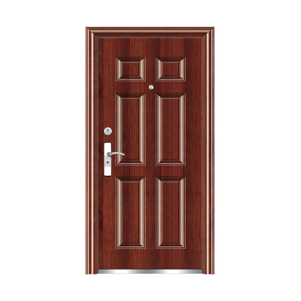 Seeyesdoors modern metal aluminum frosted glass front security doors exterior for villa