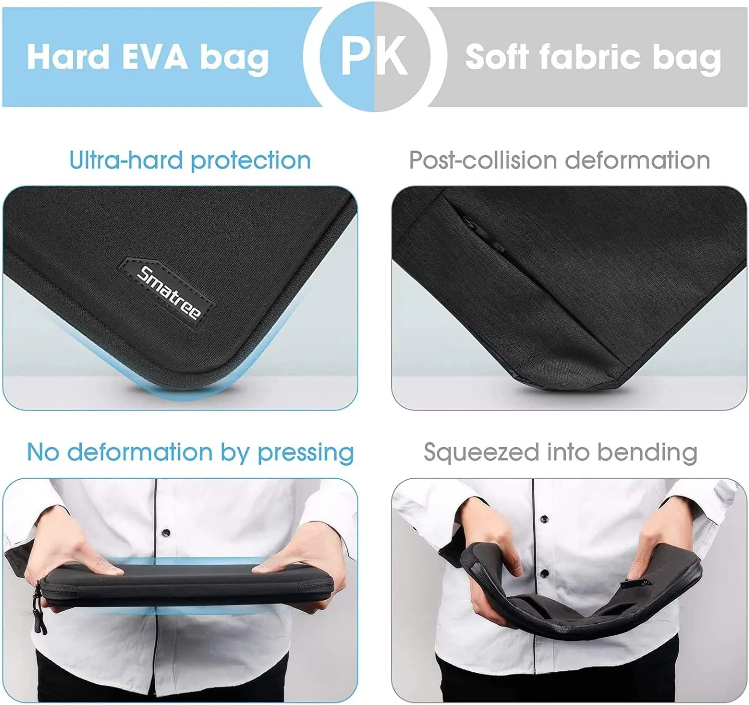 Patented Smatree 13inch Hard Sleeve Case Laptop for MacBook Air 2022 13.3inch 13.6inch