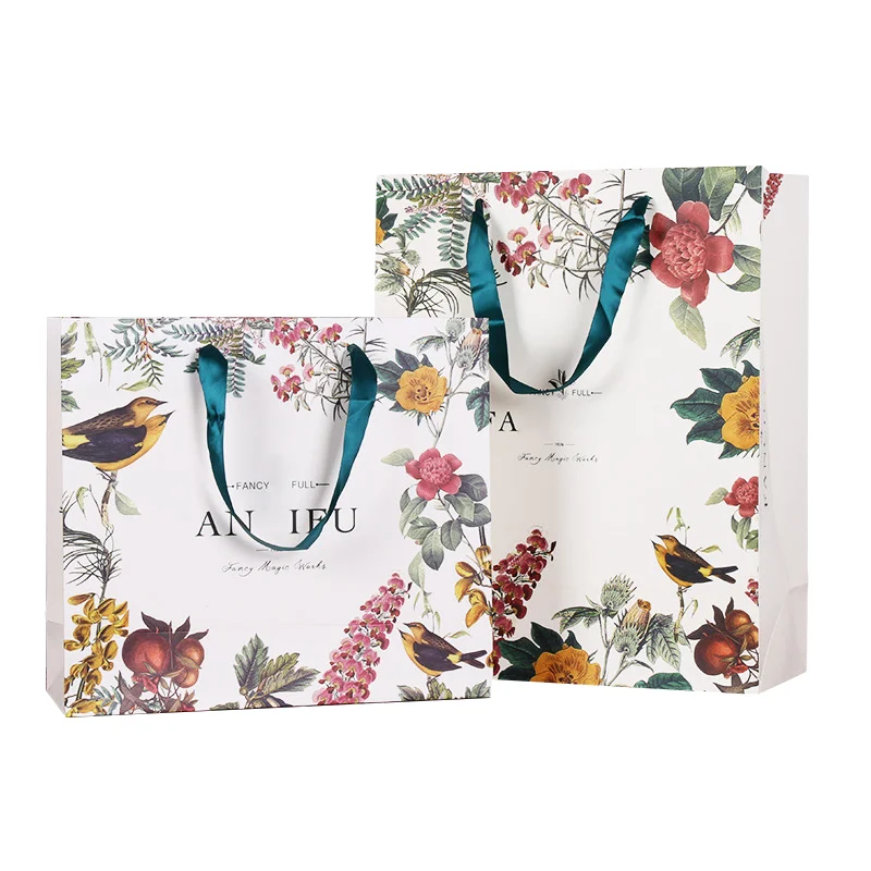 Hot Sale Brand Logo Luxury Black Shopping Paper Pouch Kraft Packing Manufacturers Wholesale Printed Custom Gift Bags