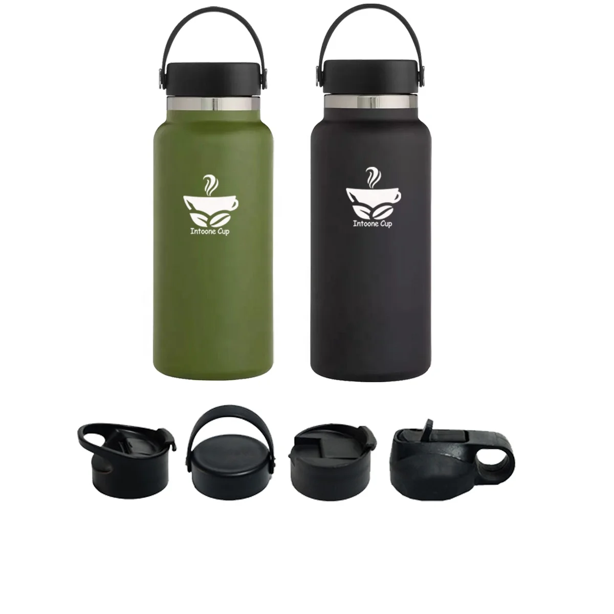 32oz 40oz designed  hydroflask vacuum lids with logo hydro vacuum insulated flask stainless steel insulated water bottle