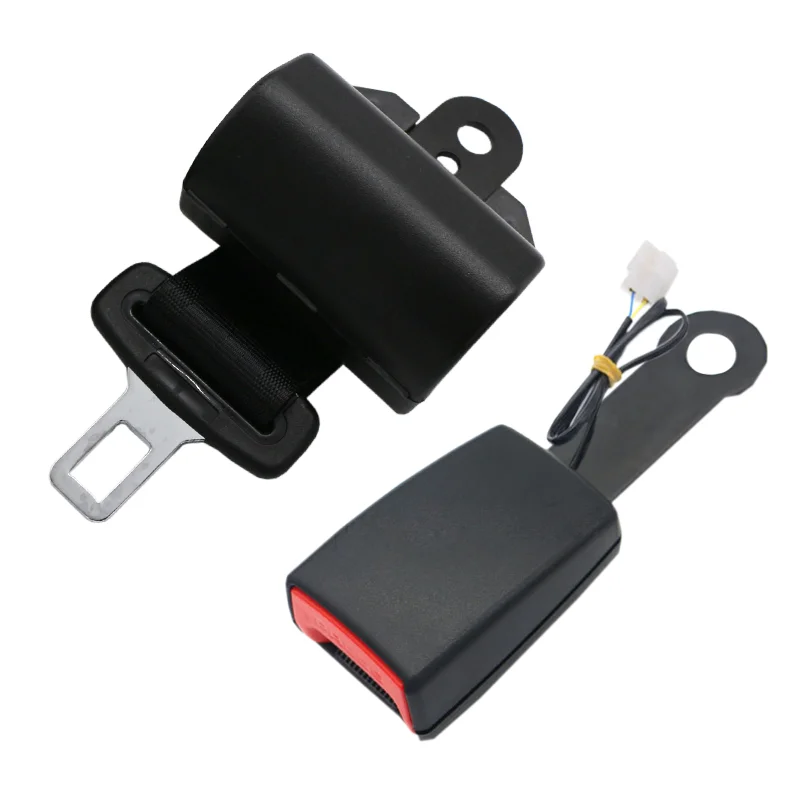 ALR 2-Point Safety Belt with Wire Switch Buckle Car Safety Belts For Bus Forklift Truck Golf Cart