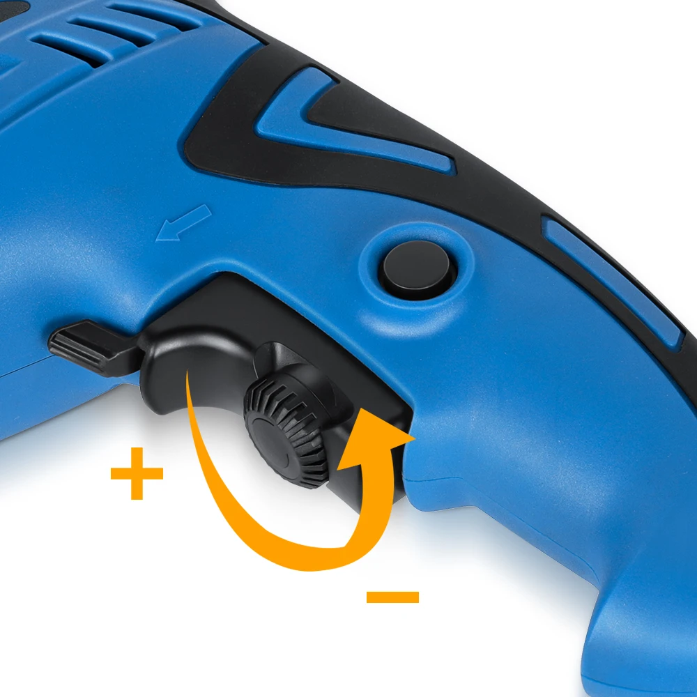 LUXTER Industrial Impact Drill Kit  750W Power Wood Steel Diamond Drill Machine 13mm Electric Hammer Drill Combo Kit