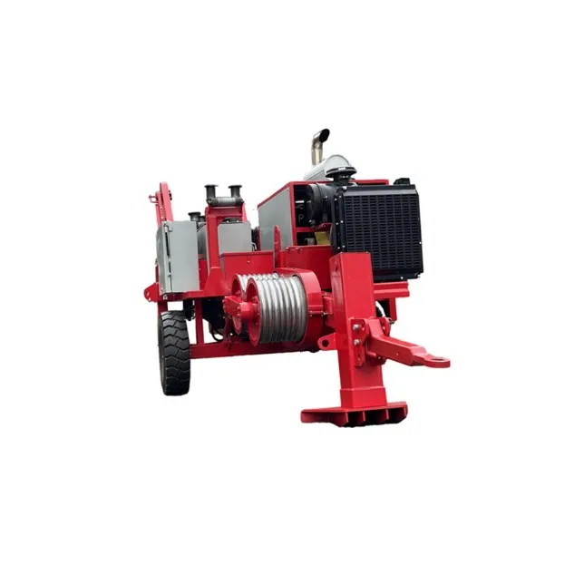 Hydraulic Cable Puller Tensioner 90kn Stringing Equipment For Overhead Transmission Line