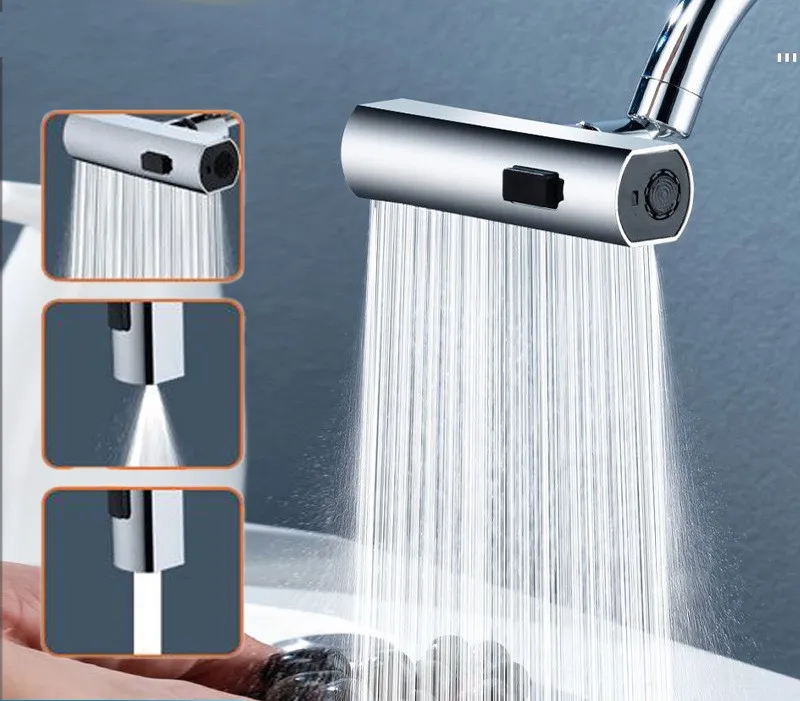 Kitchen faucet splash proof aerator flying rain waterfall water outlet water nozzle waterfall faucet mouth faucet extender