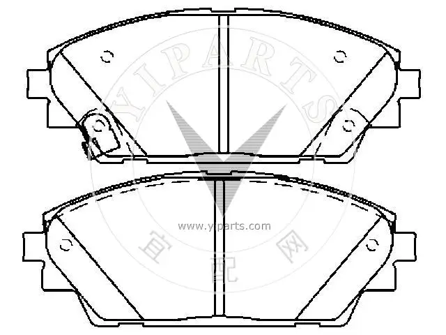 DYKL B4Y0-33-28ZA Hot Selling good quality Disc Ceramic Brake Pad for MAZDA 3 2014