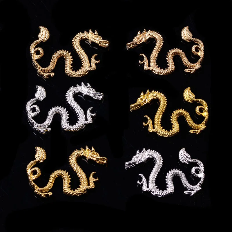Diy alloy material dragon pendant accessories hair accessories hand-made materials