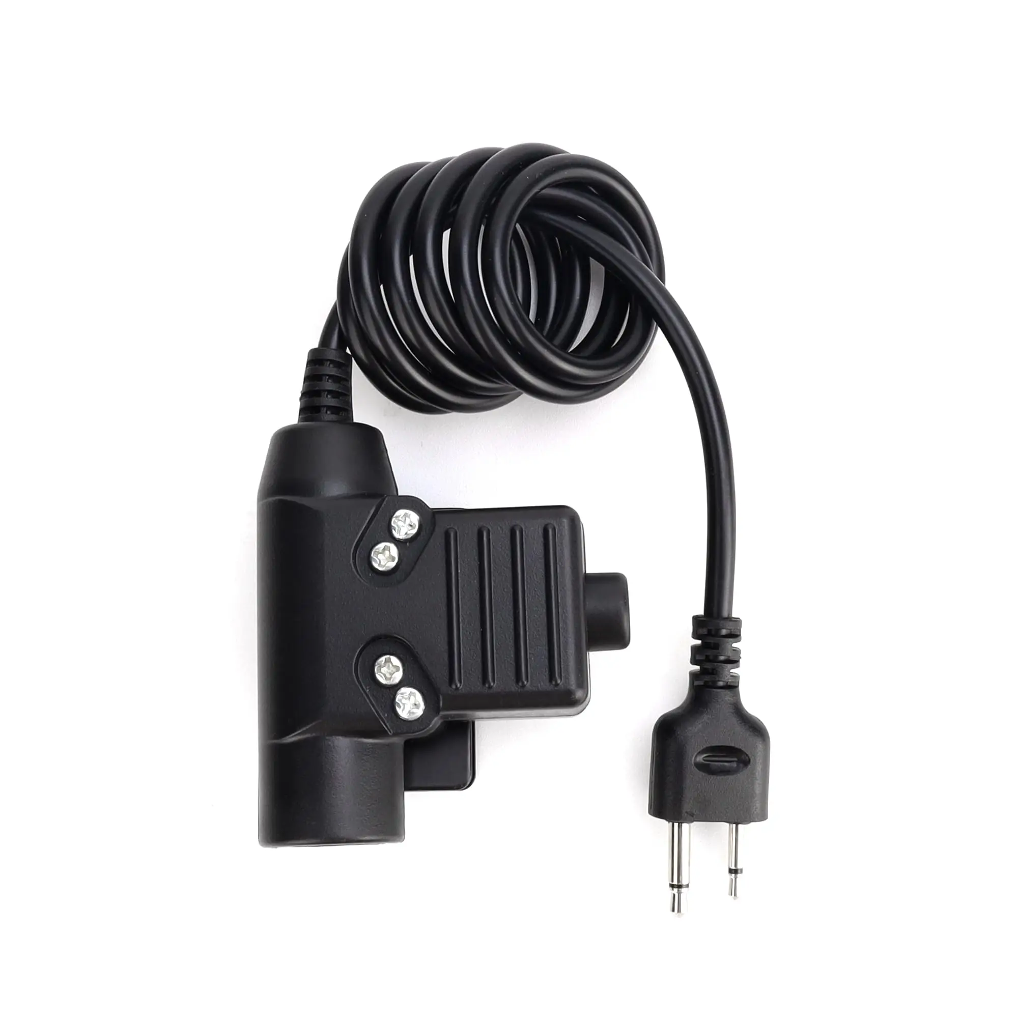 ZTAC headset U94 PTT Compatible  Icom 2-Pin Plug Works U94 PTT Militay Standard Version