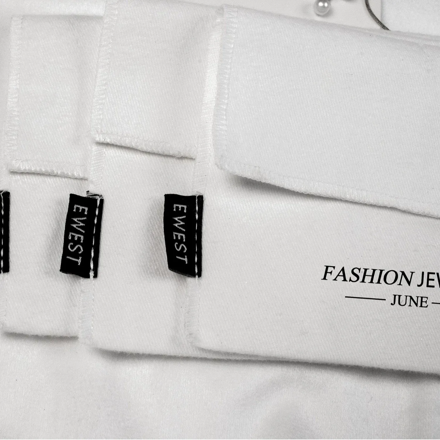 Custom Cotton  bag cosmetic cloth jewelry  gift packaging bag  envelope cotton bag