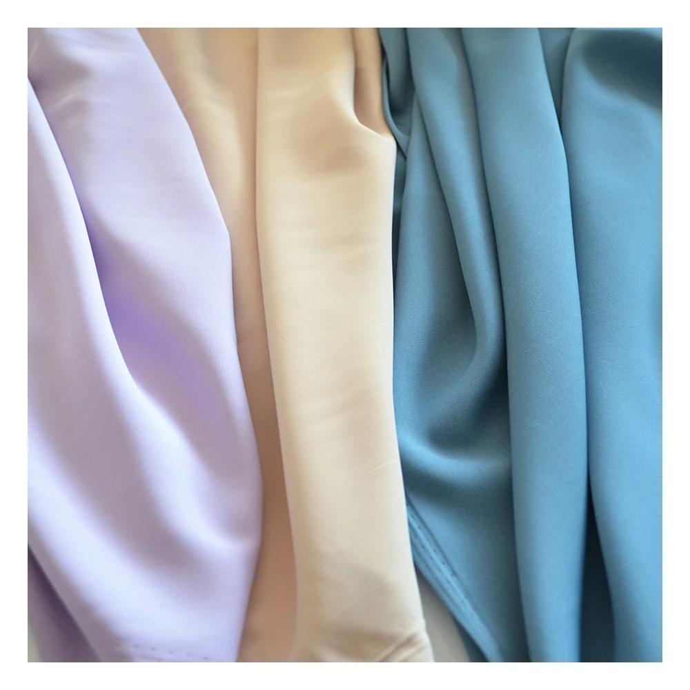 150 cm 130-140 GSM 100% Polyester Sph Satin Fabric For women dress