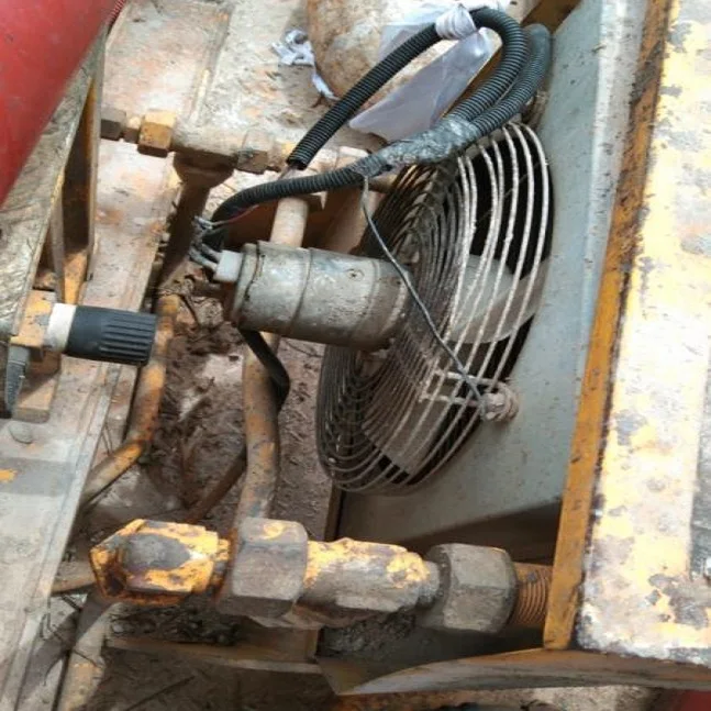 High Quality Axial Fan 3-blade for Putzmeister spare part TCBOSCH Motor 0130109213 Hydraulic Oil Cooler For Concrete Mixer Truck
