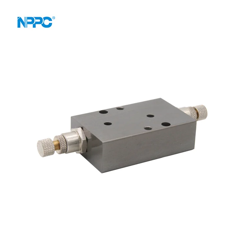 solenoid valve Plate with adjustable threads  MT040023