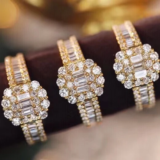 1 Carat Super Hot Sale Eternal Natural Diamond Ring Rock Candy Simple yet Solemn Design