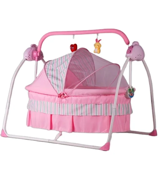 BABI BASSINET ravel Beds cradle with timer and different rocking speed baby rocker bed Electric baby rocking chair automatic