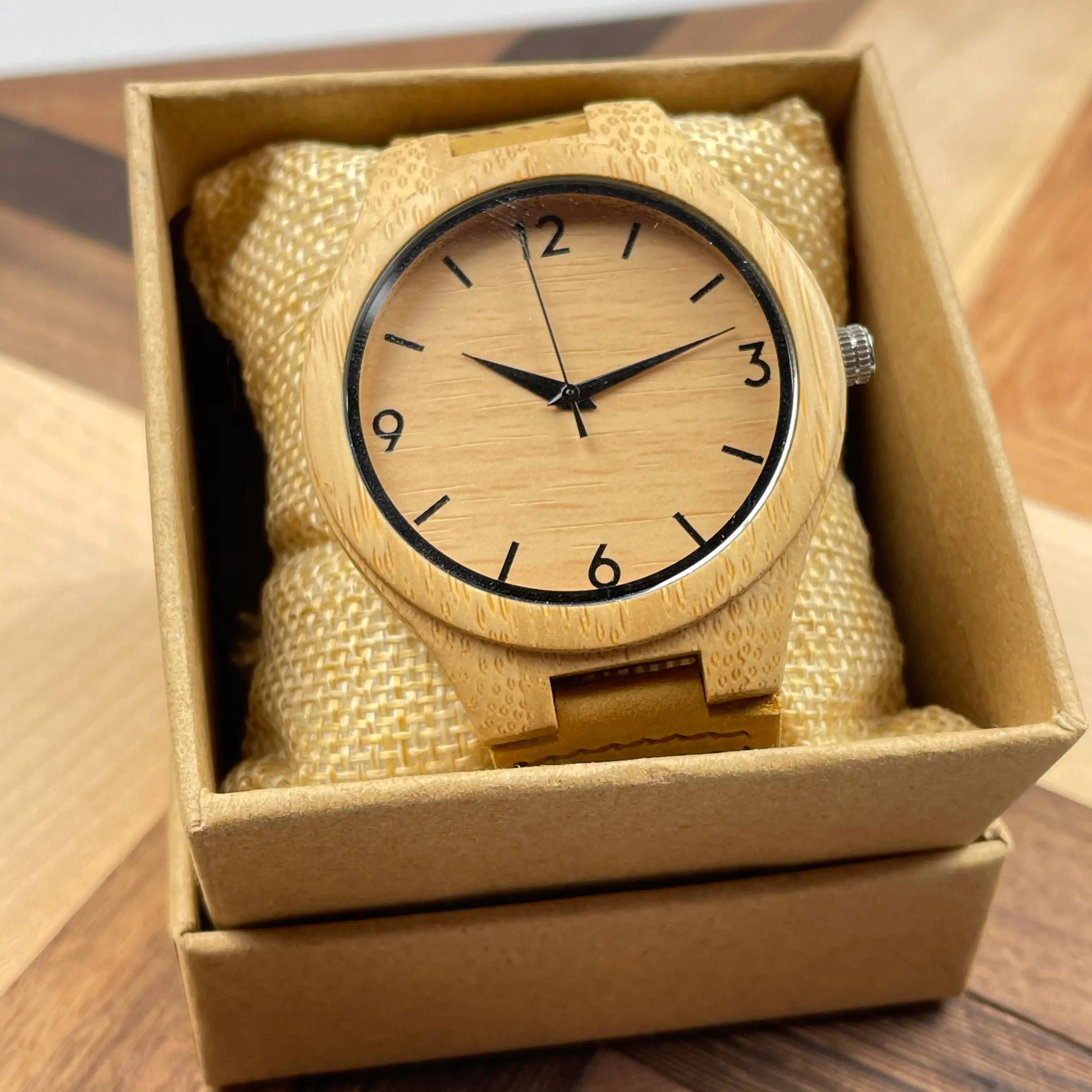  Часы reloj de madera hombre с логотипом на заказ часы из бамбукового дерева для женщин и
