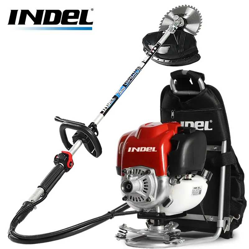 INDEL Brush cutter OEM backpack weed trimmer garden tools  4stroke grass trimmer BG380GD