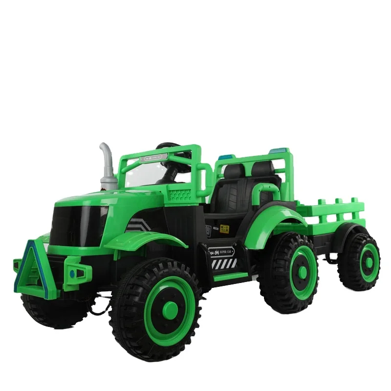 China factory wholesale good quality kids pedal tractors ride on car electric tractor for kids ride with bucket for children