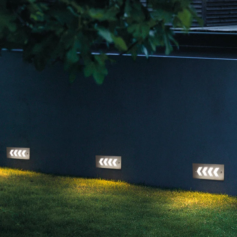 Shopping mall step light arrow buried 3-5W foot light embedded corner light
