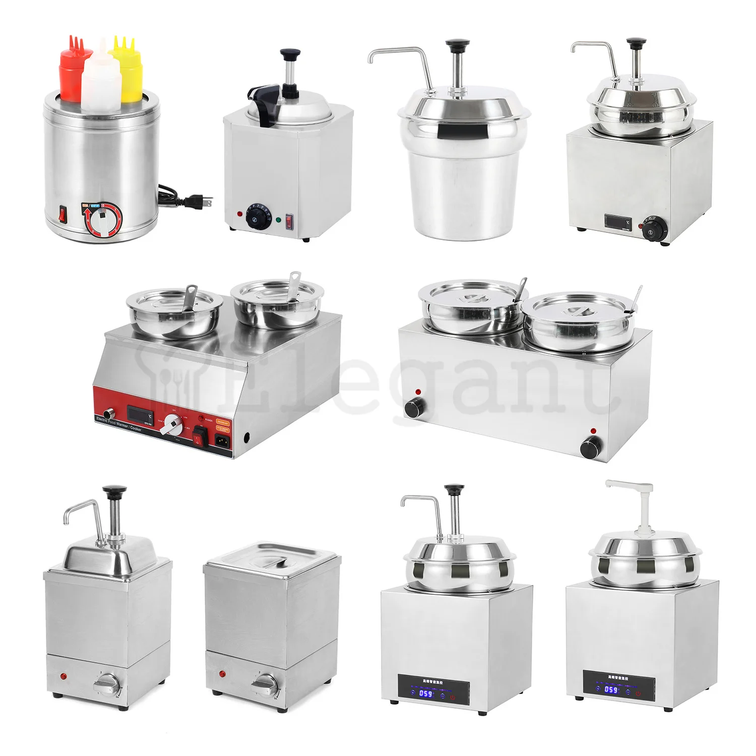 New Electric Sauce Dispenser Pump for Cheese Chocolate Melting
