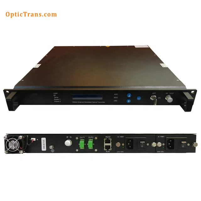 External Modulation 1550nm Optical Transmitter High performance