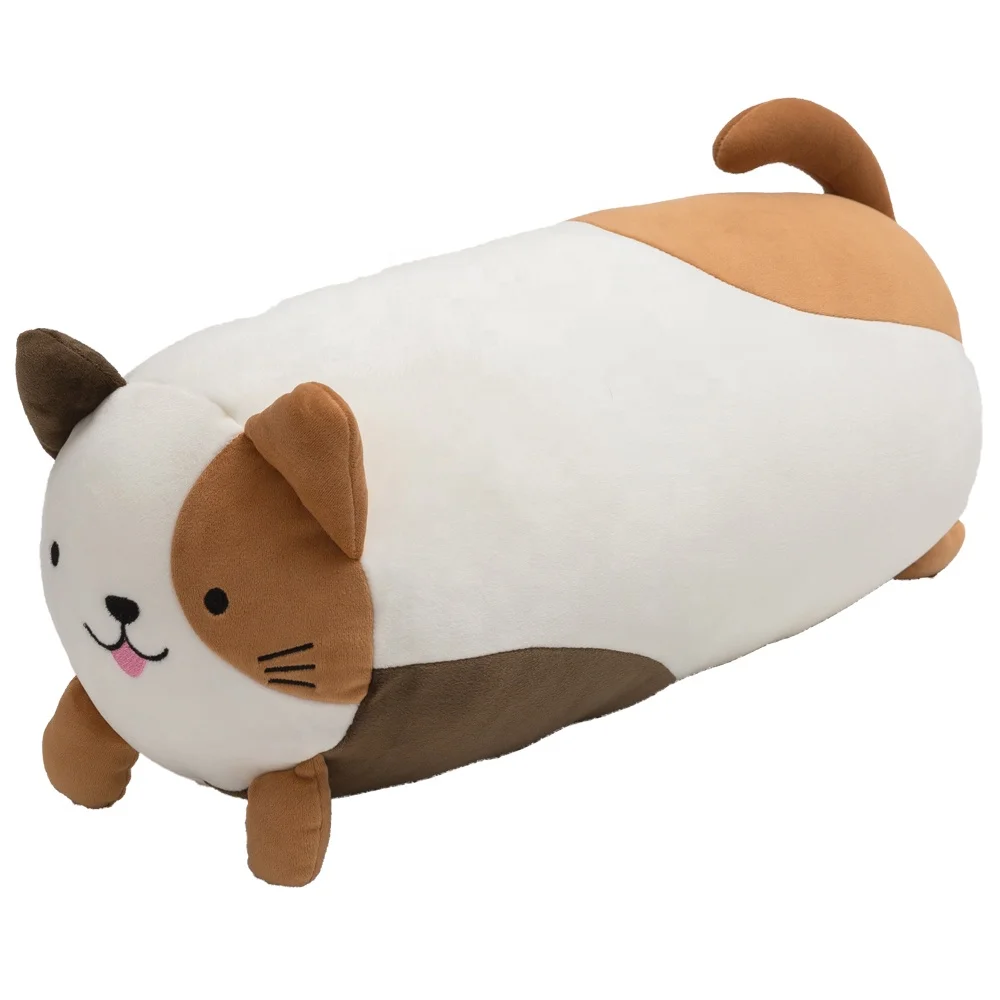 
Best seller cat bolsters animal cute cat round cushion bolsters pillow for bed 