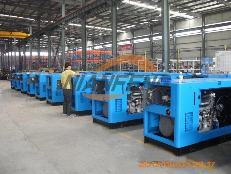 Дизельный генератор 30 кВт с бесщеточным генератором установка