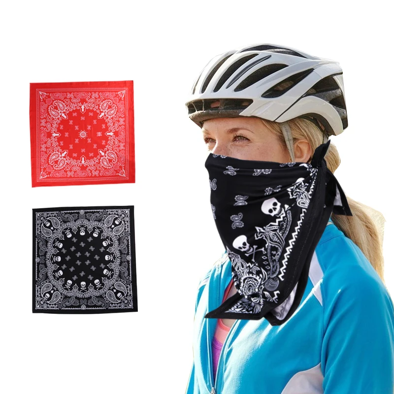 Хип-хоп крутой многофункциональный спортивный квадратный бандана головной убор шарф