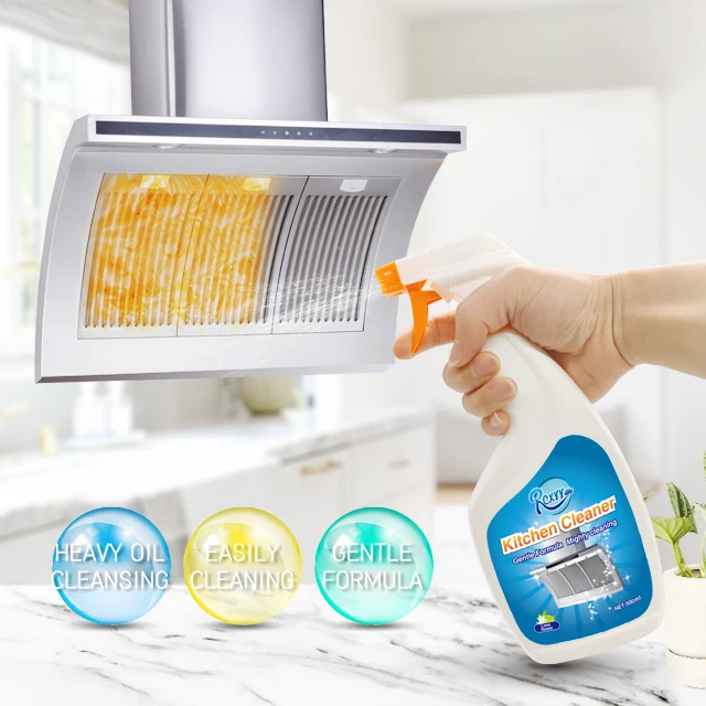 High quality 500ml Fast Stain Remover oil stain cleaners Detergent Kitchen Cleaner spray for Household