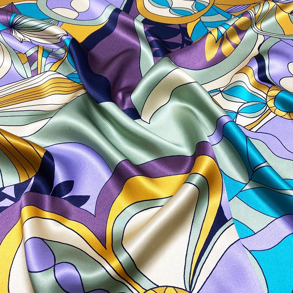 
 100% шелк тутового шелкопряда, шармёз, сатиновая ткань, много цветов на складе, 14/22 мм  