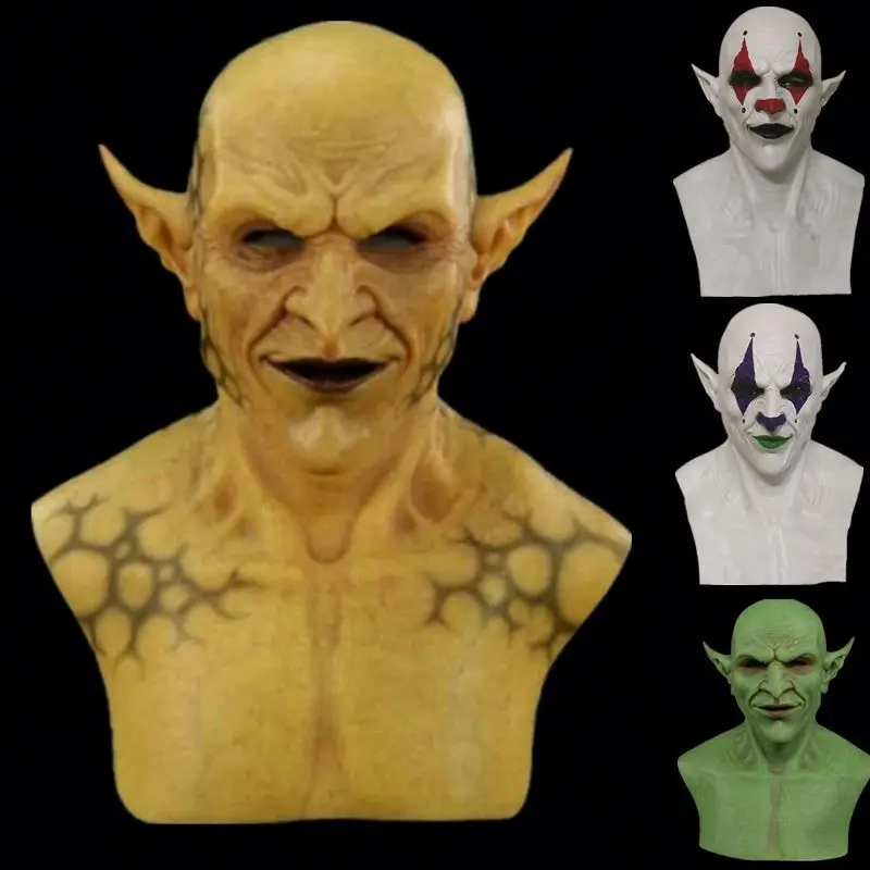 Hot Sale High Quality Natural Latex Party Maskss Face Customized Halloween Adult Size Cartoon Character Cosplay Full Head Mask