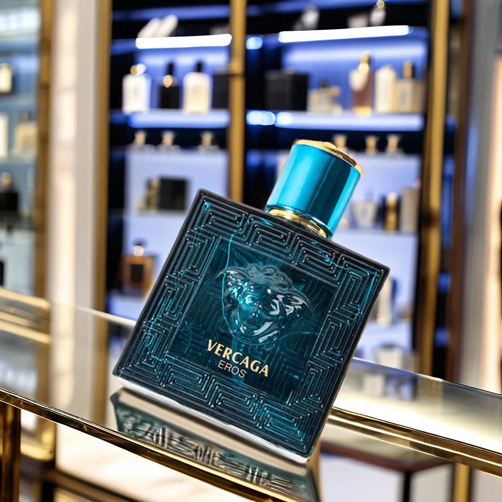 Italian Design 3.4 oz Eau de Parfum Spray for Men 100ml Cologne with Attractive Natural Skin-Friendly Fragrance