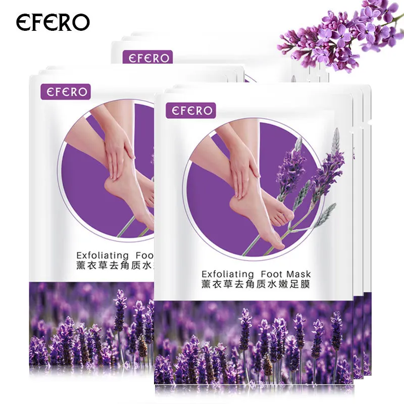  EFERO Лавандовая Сыворотка для пилинга ног маска омертвевшей кожи