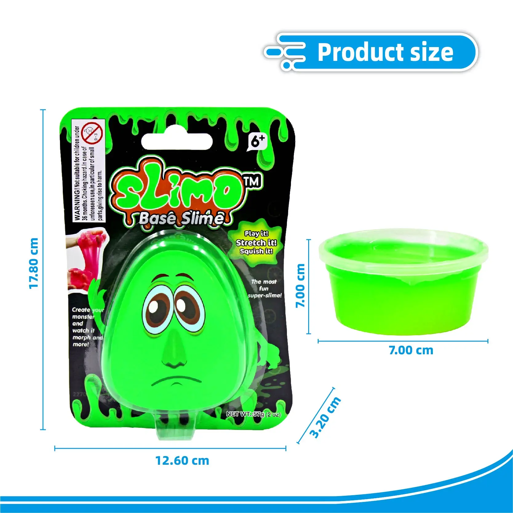 SISLAND Green Ice Cream Playdough Slime Toys Set Non-toxic Glue Supplies Charms Activator Diy Slime Making Kit For Kids Girls Bo