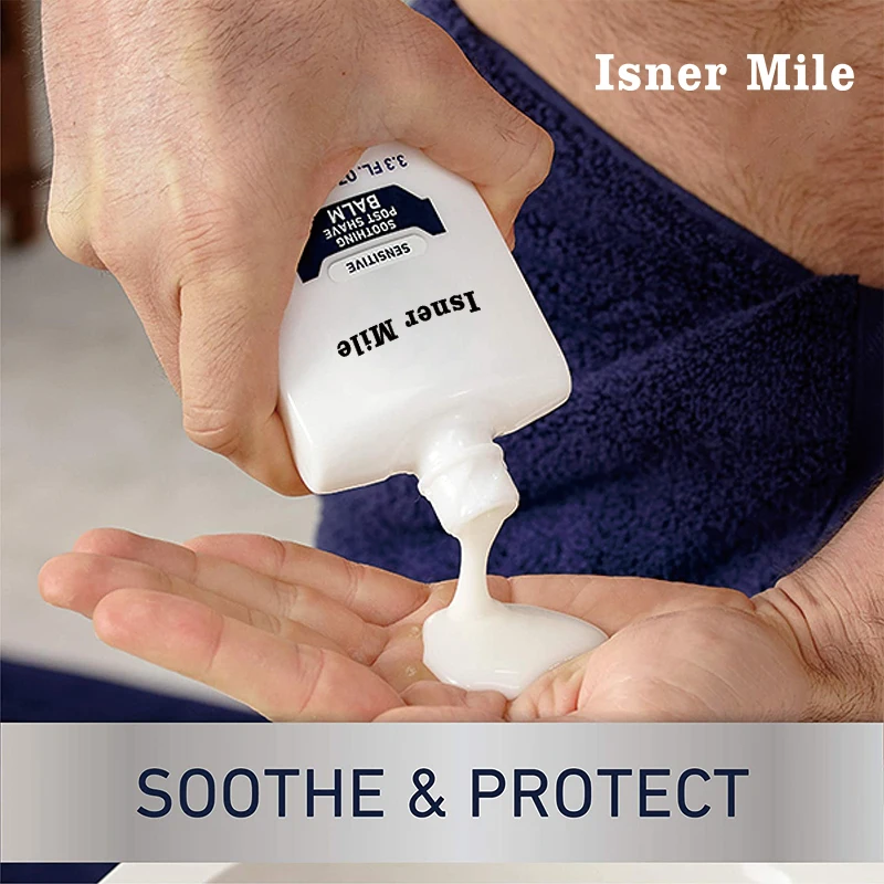 Private label anti itching after shaving balm smoothing man beard after shave balm