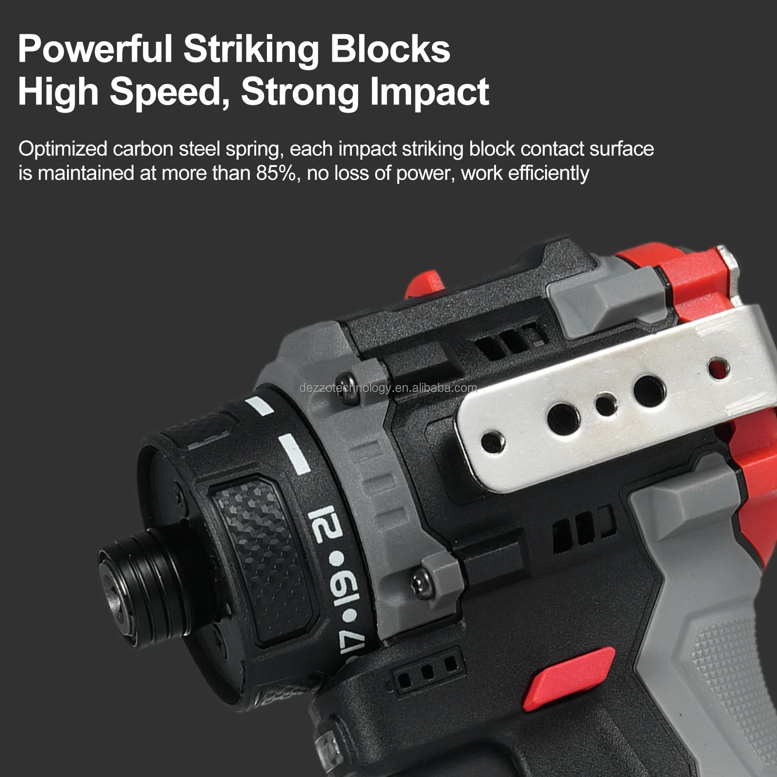 16.8V Brushless Power Screwdriver + Hammer 45Nm 1600RPM Lithium Screwdriver Tool Kit Electric Screw Driver for Wood 2 Batteries