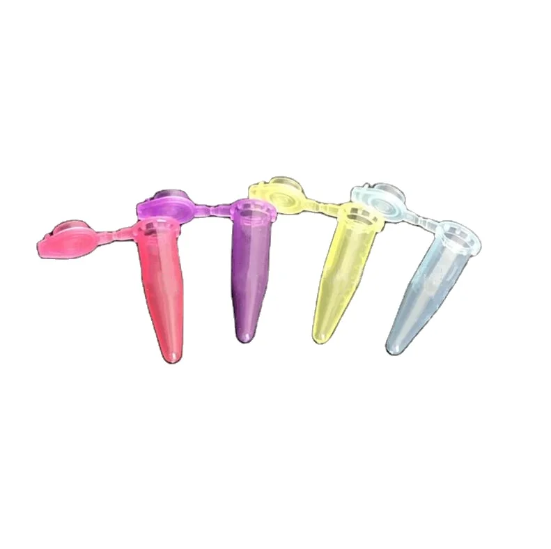 Небольшие конические центрифужные трубки 0,5 мл различных цветов 1000 трубки/упаковка