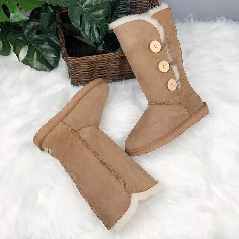 winter snow boots for women 2022 TPR sole faux fur lining casual  snow boots