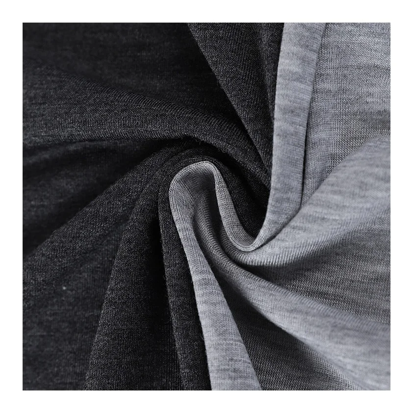 Hot sale soy cotton nylon /modal span knitted single jersey fabric blended knit cotton fabric 95% modal lightweight on sale