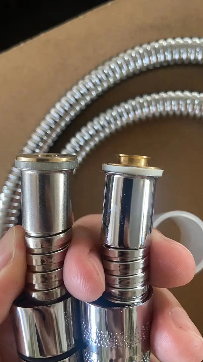 EPDM Stainless Steel Shower Hose Chrome Handheld Shower Head Hose