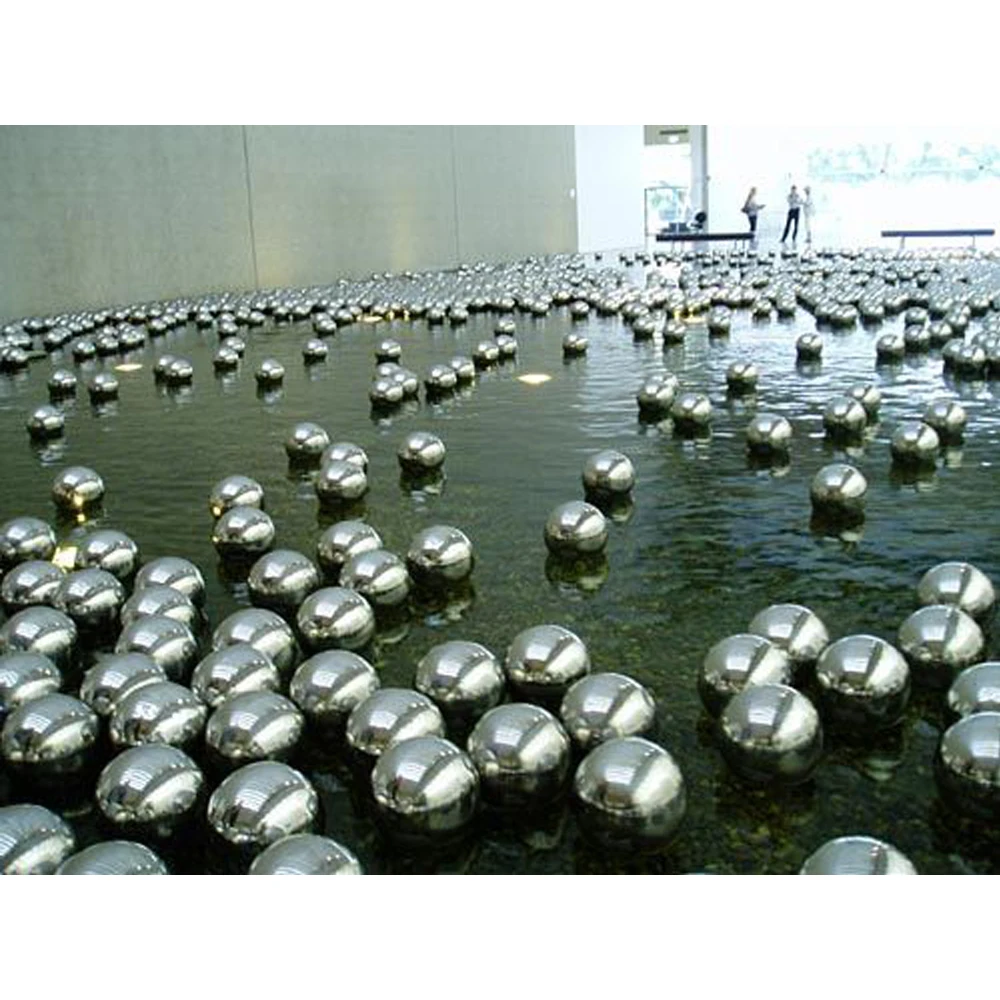 Оптовая продажа, 304, металлические шарики из нержавеющей стали для нанесения поплавок на реку, сферические шарики, уличное украшение, светящиеся шарики для глаз