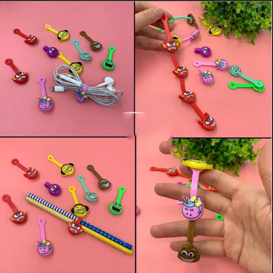 Funny Gift Children Decompression Vent Ramen Noodles Pull Rope Elastic Rubber Strip Toys