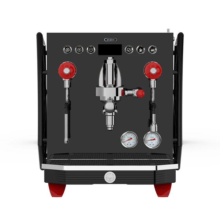 Manual semi automatic double head full commercial 3 in 1 espresso coffee maker machine for business
