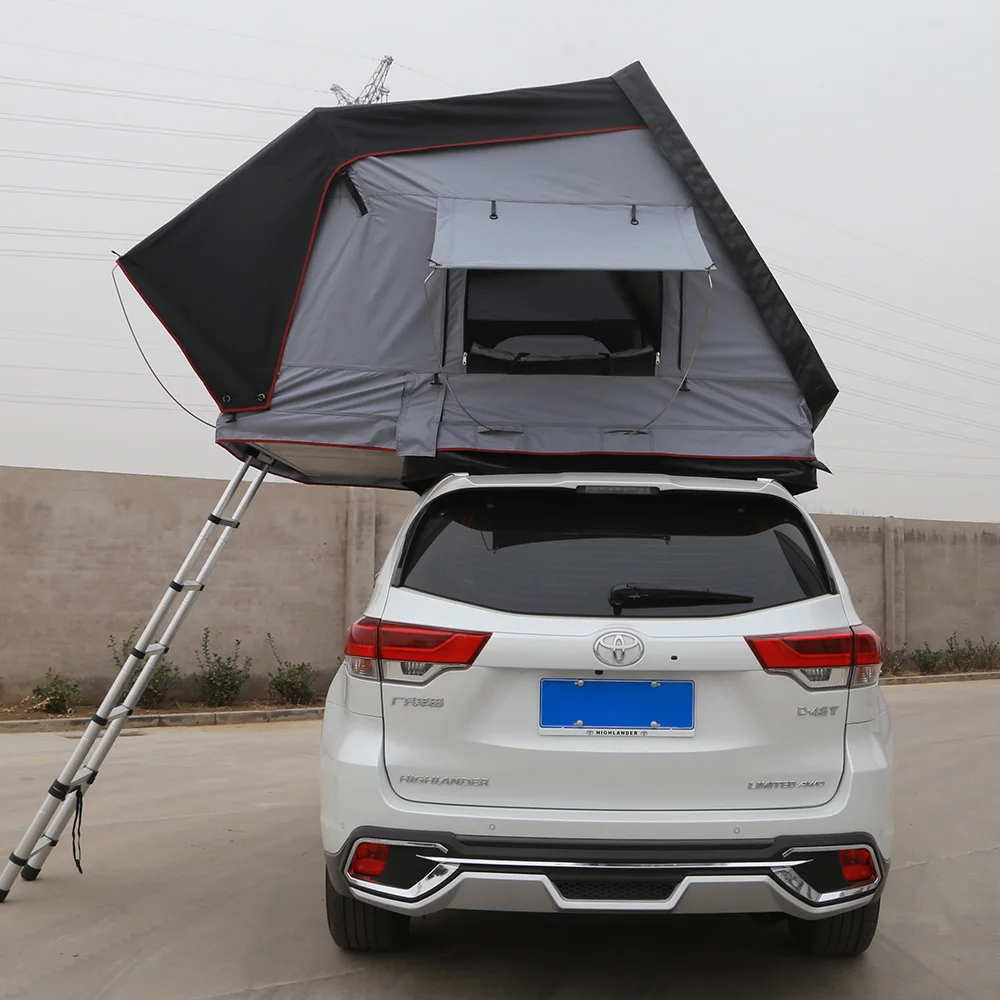 New Arrivals Heavy Duty Four-Season Factory OEM Side Open Large Size Family Outdoor Camping Car Roof Top Tent