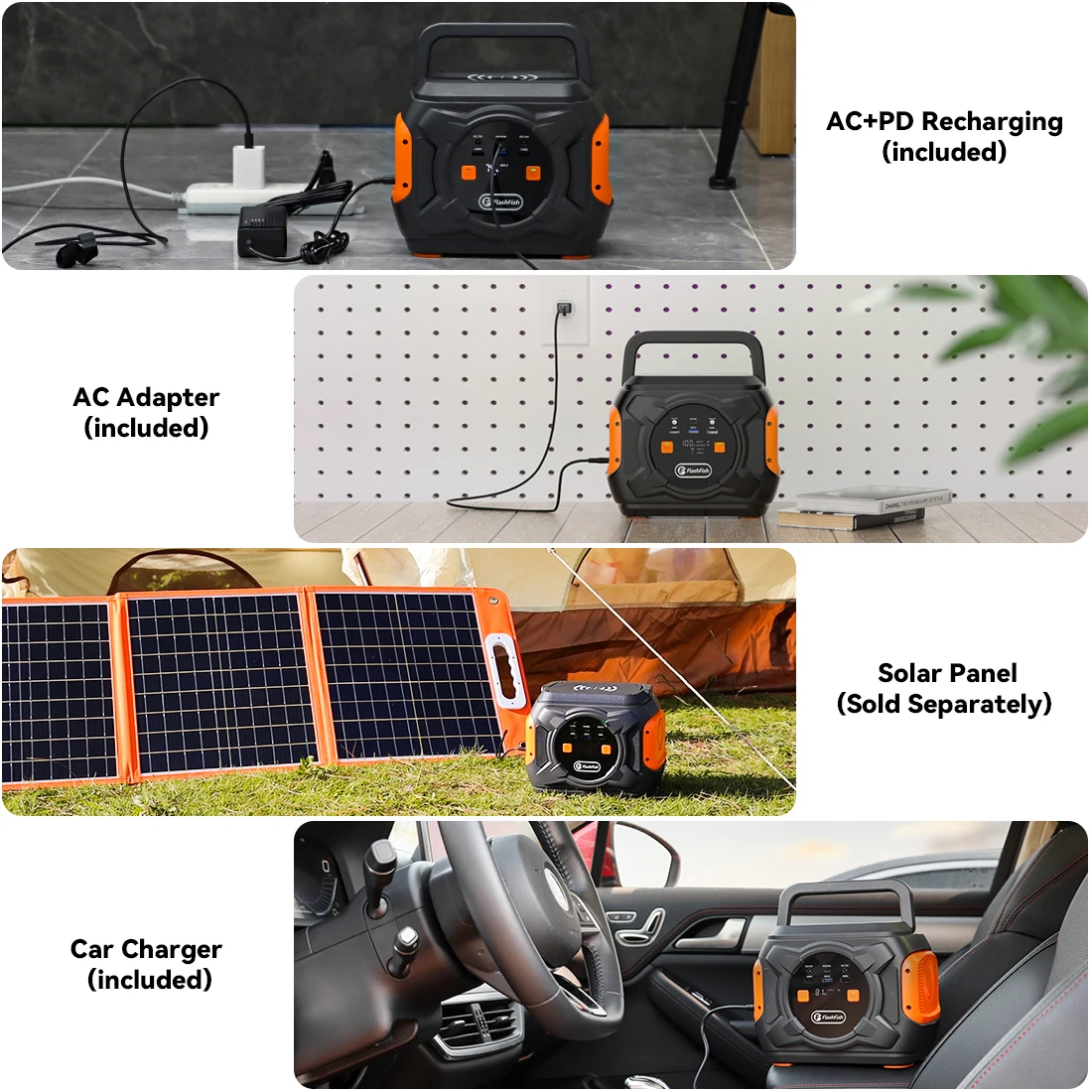 Wholesale 300W Powerstation Energy Charger 110V 220V Backup Lithium Battery Solar Generator Wireless Portable Power Station